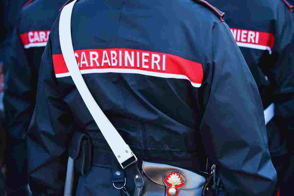 carabinieri e ritrovamento del cadavere